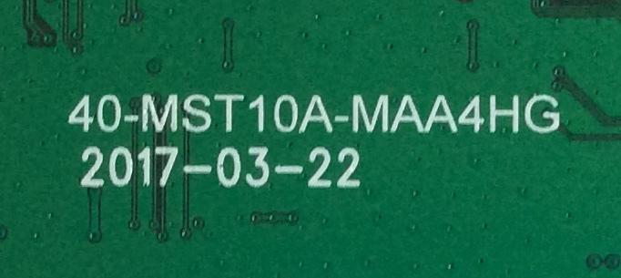 MAIN / HITACHI / X490248 / 40-MST10A-MAA4HG / V8-ST10K01-LFV001 / M8-T10NA04-MA200AA / PANEL LVU430LGDX  E1  V17 / MODELO 43R80  - Imagen 2