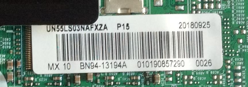 MAIN / SAMSUNG / BN94-13194A / BN97-14651A / PANEL CYKN055FGLV1H / MODELO UN55LS03NAFXZA FA01 / ULS03NU - Imagen 3