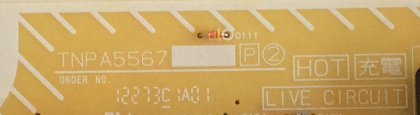FUENTE DE PODER / PANASONIC TXN/P2SSUEP / TNPA5567 / MODELO TC-P55ST50 - Imagen 2