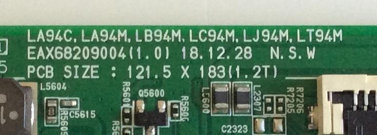 MAIN PARA TV LG / NUMERO DE PARTE EBU65672207 / EAX68209004 / EAX68209006 / PANEL HC320DXN-ABSL3-2141 / MODELOS 32LM570BPUA / 32LM570BPUA.DUSELUM / 32LM570BPUA.BUSELJM - Imagen 3