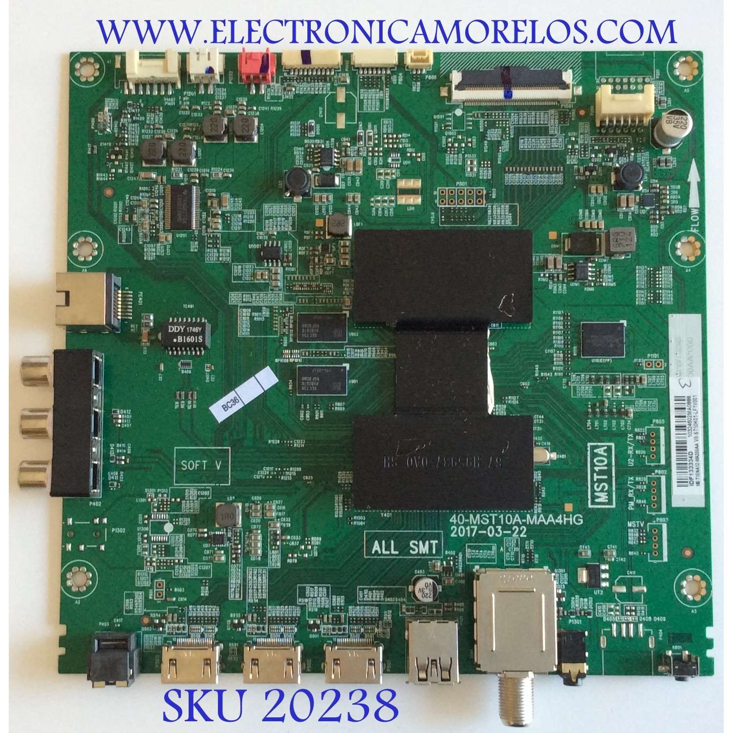 MAIN HITACHI M8-T10NA12-MA200AA  / X490277 / 40-MST10A-MAA4HG / V8-ST10K01-LF1V001 / M8-T10NA12-MA200AA / PANEL LVU650LGDX E1 V41 / MODELO 65R80