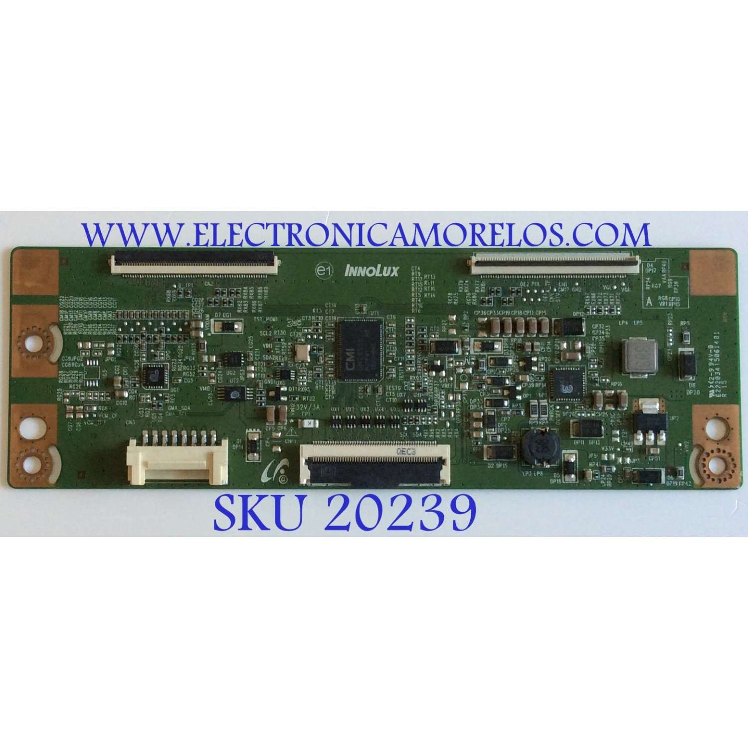 T-CON / SAMSUNG / 6CPV67EAR / INNOLUX / 6CPV67EAR / E222034 / 15061401 / PANEL V500HJ3-CPE1 / MODELO 50"
