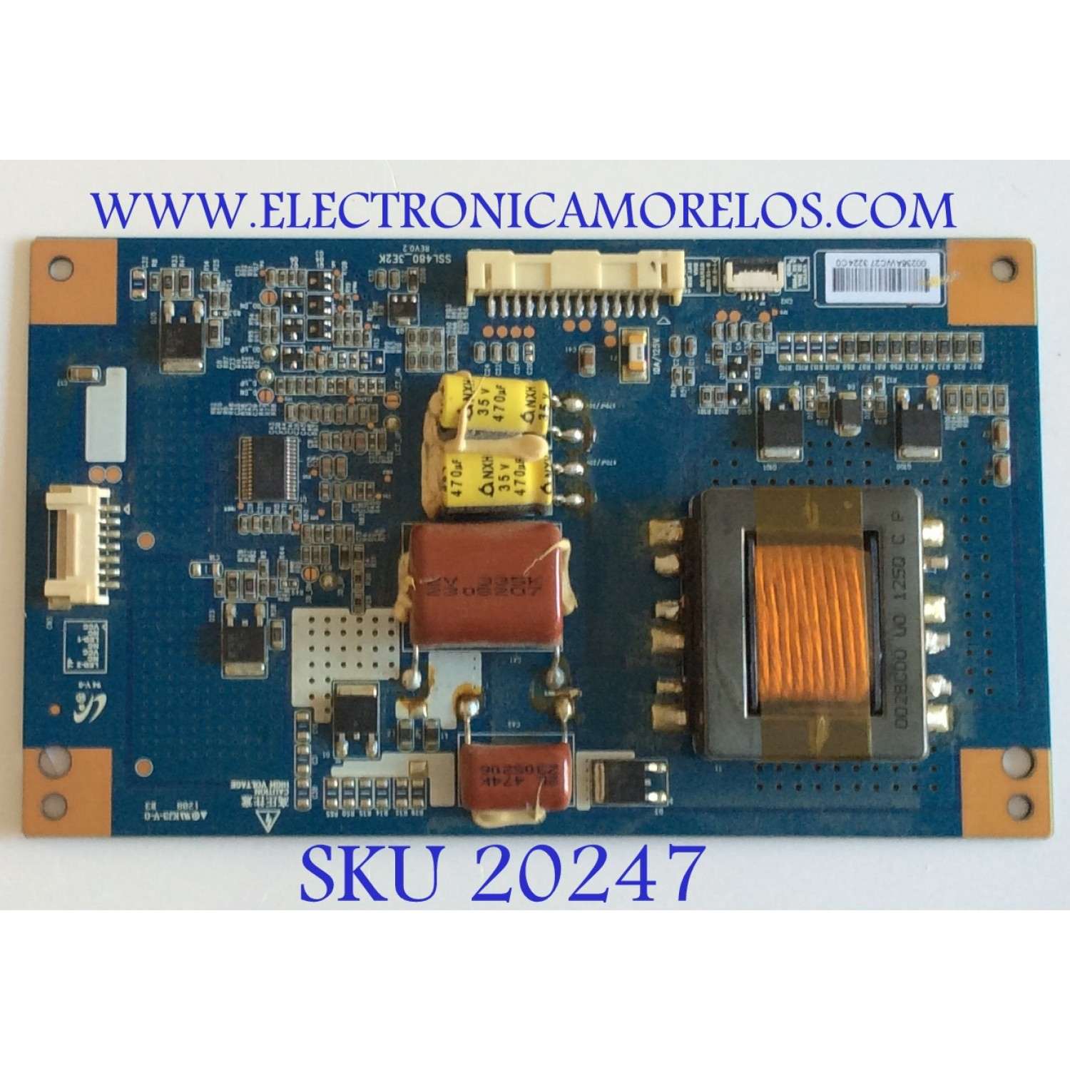 LED DRIVER / HITACHI / LJ97-00236A / SSL480_3E2K / PANEL LTA480HQ01-C01 / MODELO LE48W806 