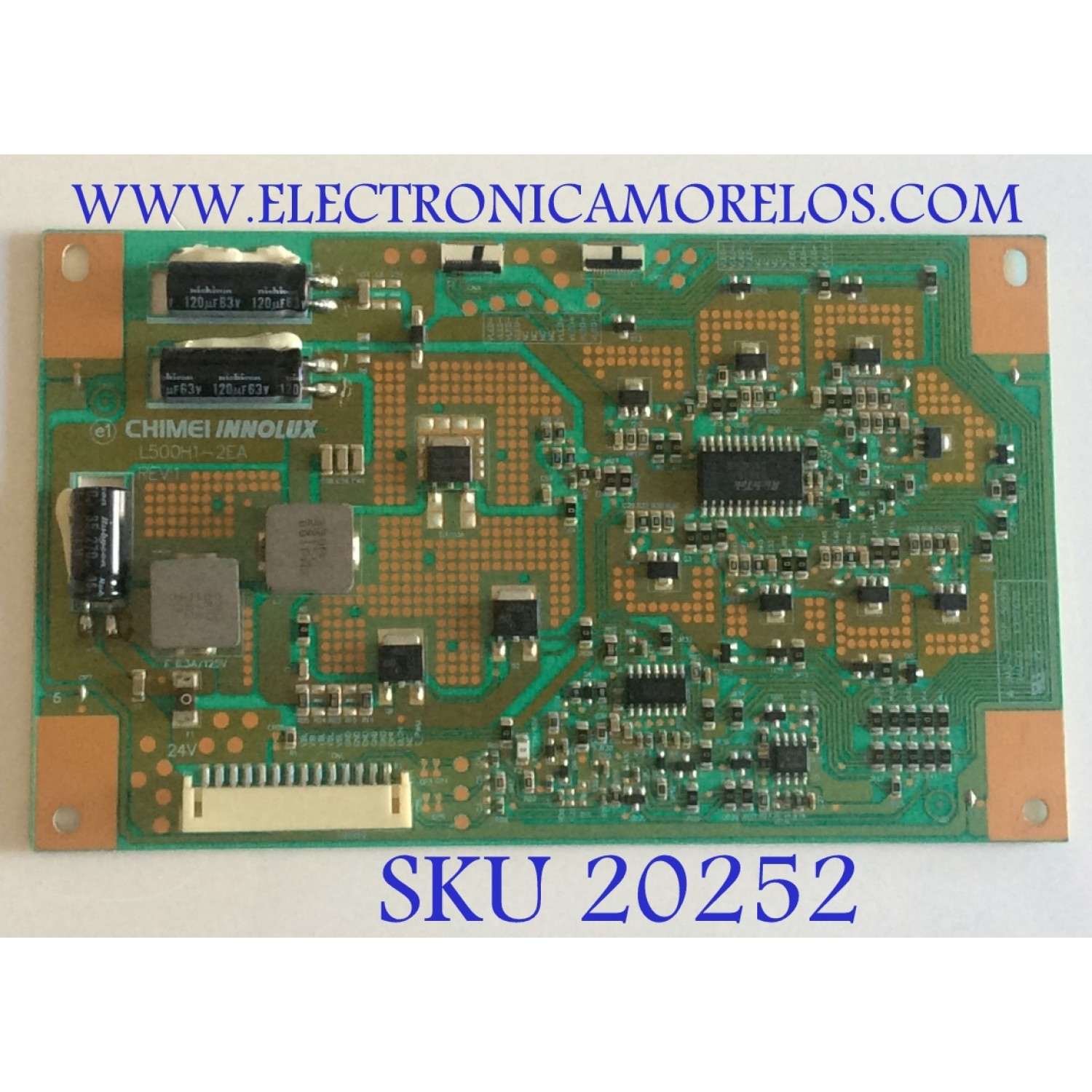 LED DRIVER / COBY / 27-D076211 / L500H1-2EA / PANEL V500HJ1-LE1 REV.C3 / MODELO LEDTV5028