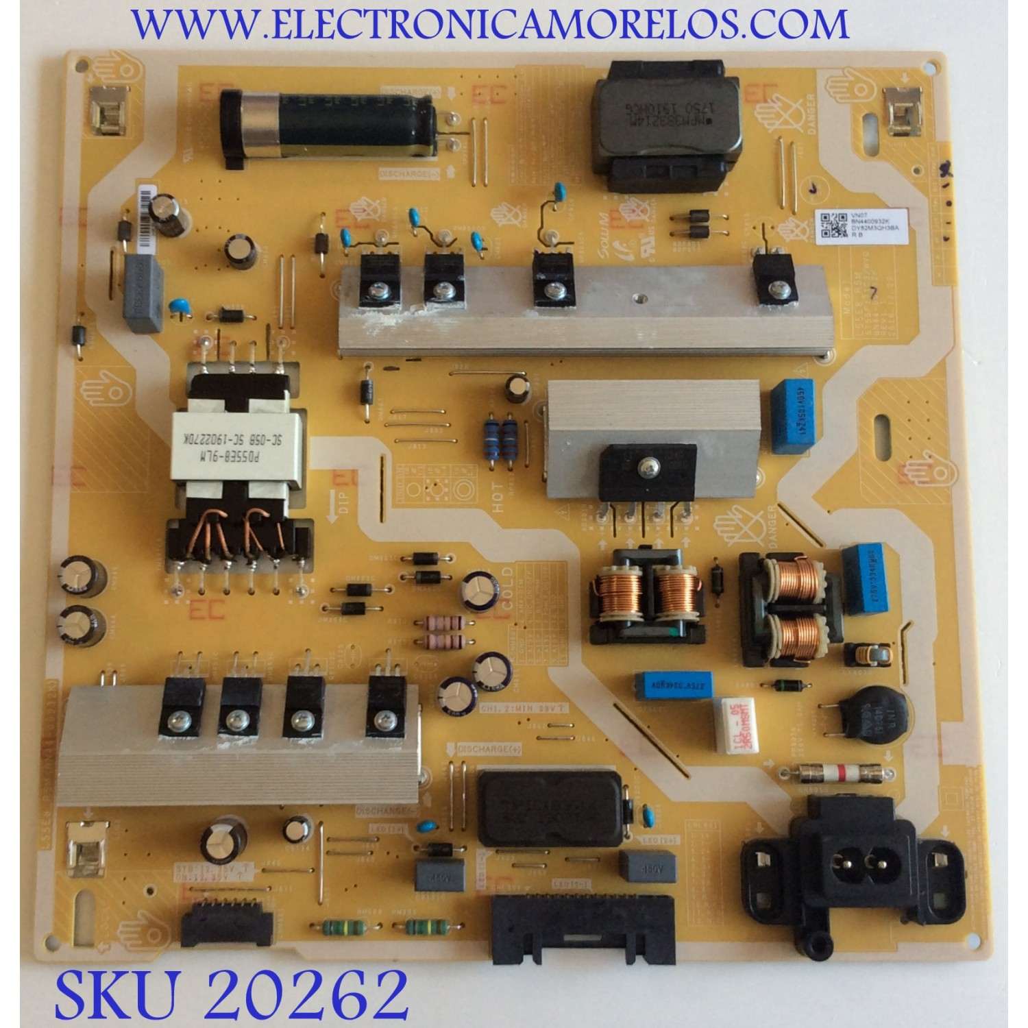 FUENTE DE PODER PARA TV SAMSUNG / NUMERO DE PARTE BN4400932K / L55E8_RSM / BN44-00932K / ST55F171C3/WVD / PANEL CY-NR049HGLV1H / MODELOS UN49RU8000 / UN55RU800D / UN49RU8000FXZA FA01 / UN55RU8000FXZC / UN555RU8000FXZA FA01 / UA55RU8000 / UE55RU8000