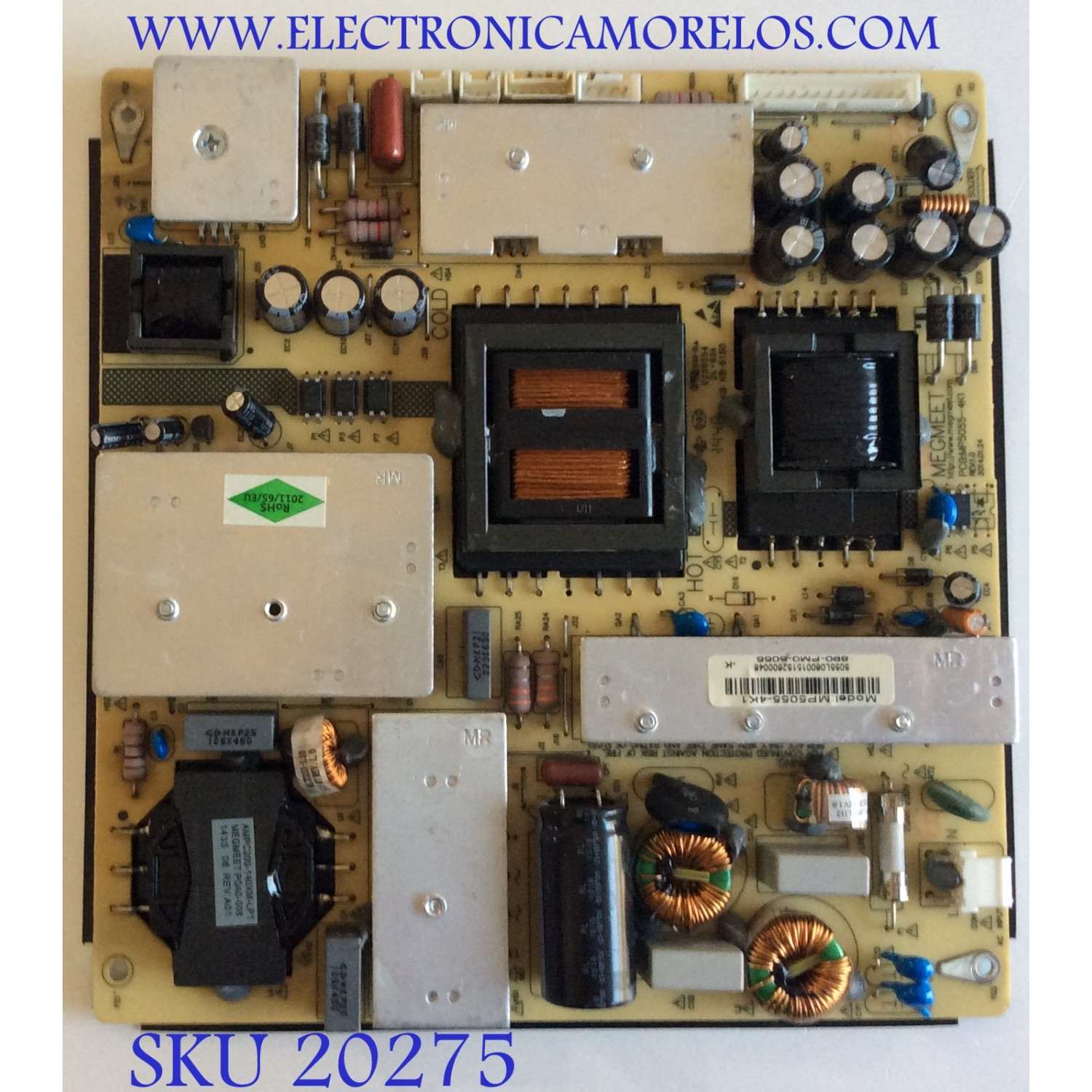 FUENTE DE PODER ELEMENT / 890-PMO-5055 / PCB:MP5055-4K1 / MP5055-4K1 / PCB:MP5055-4K1  REV:1.0 / PANEL T550QVN01.1 (T550-15M-DLED) / MODELO E4SFT551 J5A1M