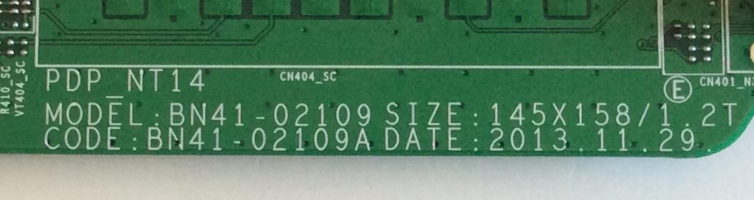 MAIN  SAMSUNG / BN94-07278A / BN41-02109A / BN97-08068A / PANEL S51FH-YB05 / MODELO PN51F5300BFXZA TS02 - Imagen 2