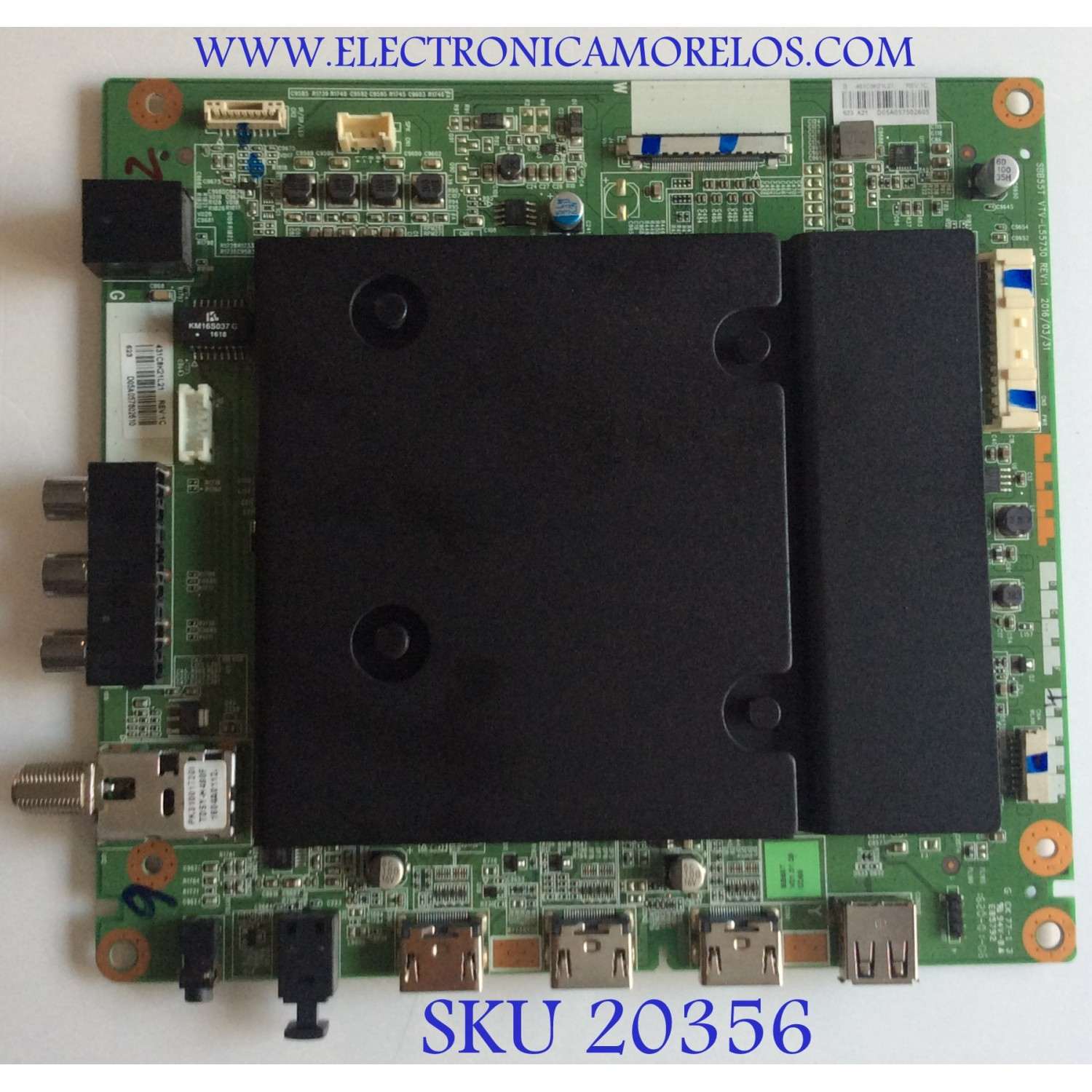 MAIN TOSHIBA / 461C8K21L21 / 431C8K21L21 / SBB55T VTV-L55730 REV:1 / PANEL K550WDR1 / MODELO 55L621U