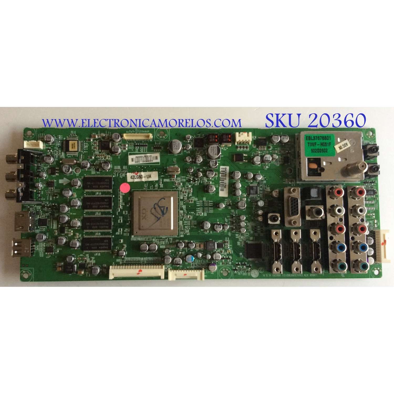 MAIN LG / EBR50480401 / EAX43280302 / PANEL LC420WUF-(SA)(A1) / MODELO 42LG60-UA.AUSQLJM