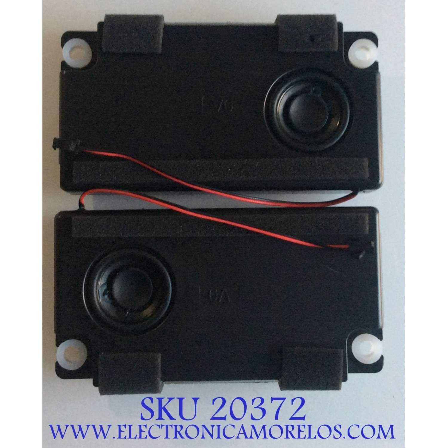 KIT DE BOCINAS PARA TV SHARP / VIT90170 / 12W852-04/XP/BBY/ROH / 190104E / JIEFU / PANEL HD500KU53/52/XP/BBY/GM/ROH / MODELO LC-50LBU591U