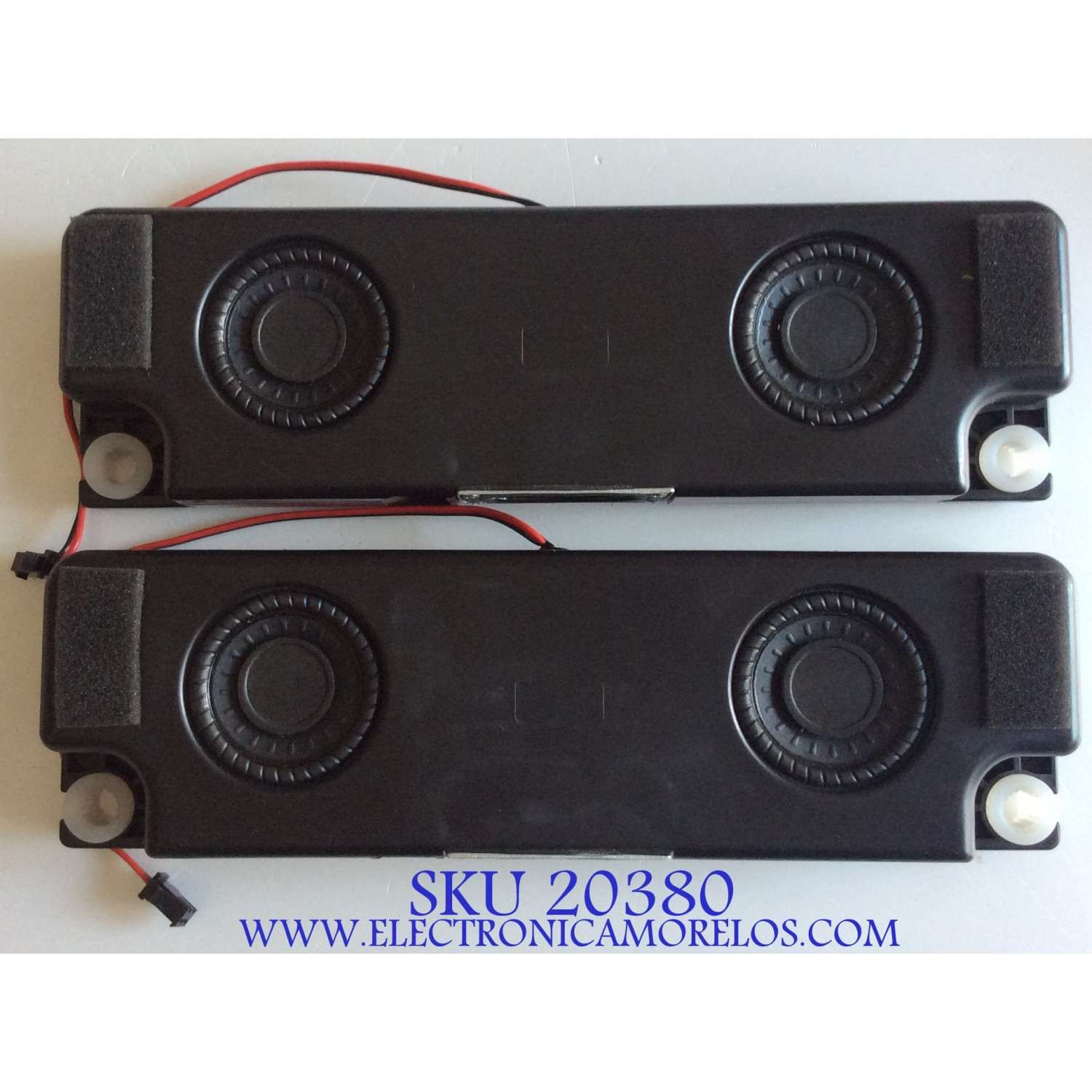 KIT DE BOCINAS PARA TV HISENSE / VIT70236 / 170715E / 15W8-02/ROH / JIEFU / PANEL HE650IU-B32 / MODELO 65H9D PLUS
