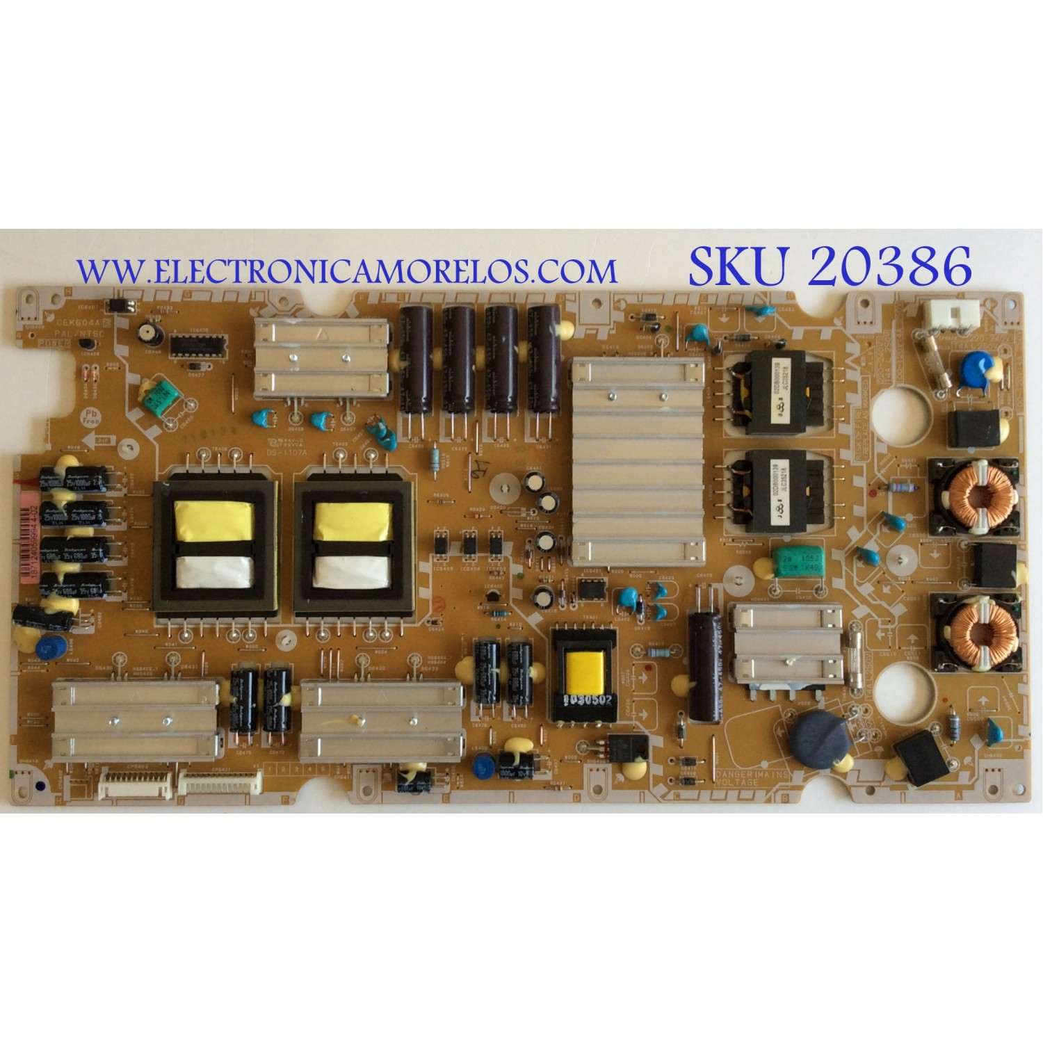 FUENTE DE PODER JVC / SANSUI / CEK604A / DS-1107A / MODELOS LT-42E910 / LT-42EM91 / SLED4280