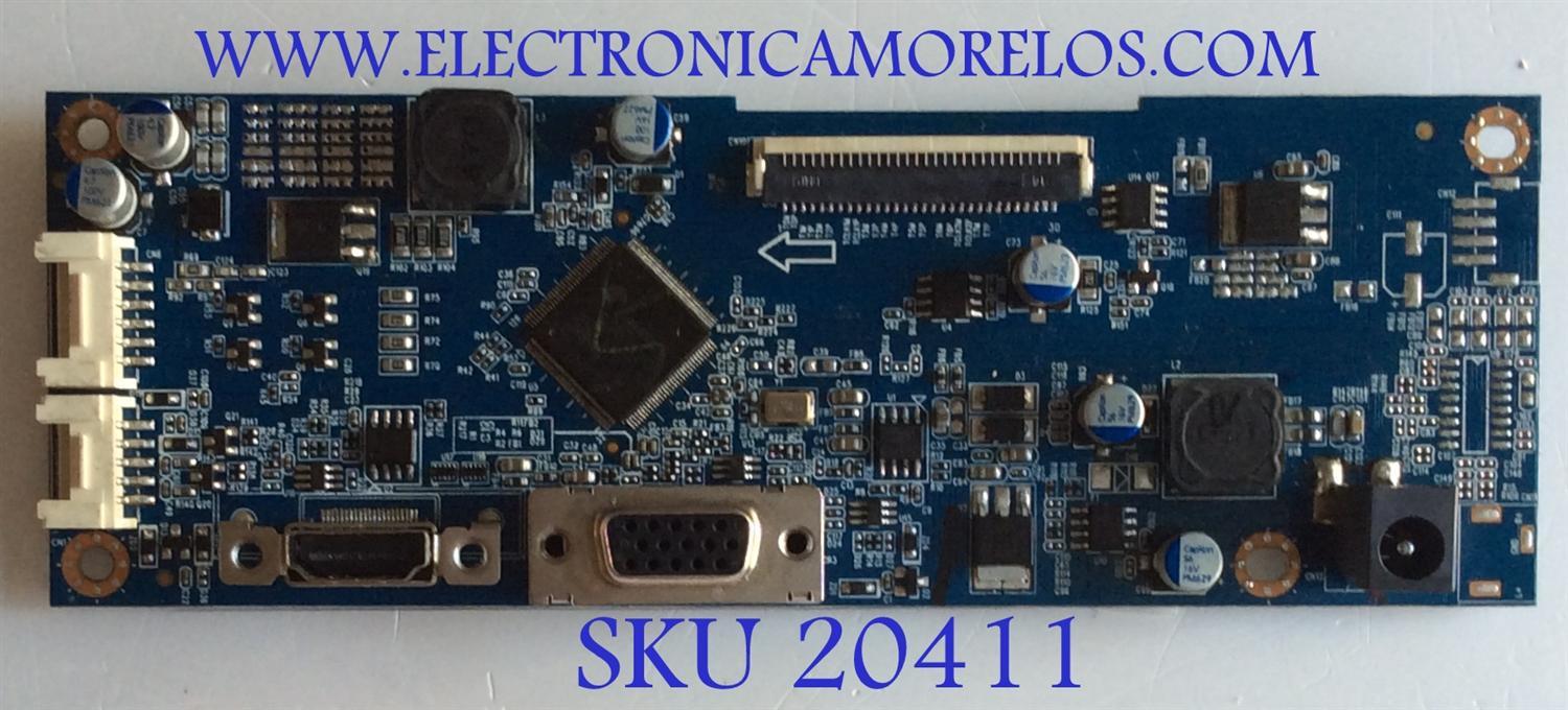 MAIN MONITOR ELEMENT / 50136876000050 / (6502M687600030-NT68760) / D-V1.1-20160630 / PANEL HK215WLEDM-BHM1H / MODELO ELEFW2217M