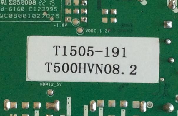 MAIN PROSCAN / PLDED5068A-B / CV3393BH-F / DQD08001027825 / 55H11401 / T500HVN08.2 / PANEL CX500DLEDM / MODELO PLDED5068A-B A1506 - Imagen 2