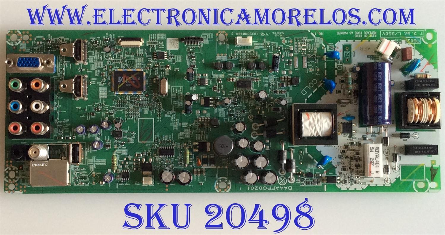 MAIN FUENTE (COMBO) MAGNAVOX / A4AFRMMA-001 / A4AFRUT / BA4AFPG0201 / PANEL U44F7XT / MODELO 32ME303V/F7 A