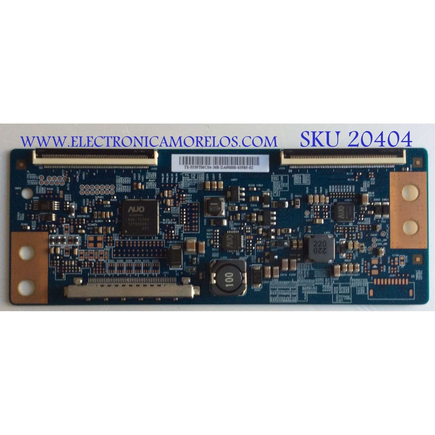 T-CON LG / 55.39T06.C04 / T500HVD02.0 / 50T10-C03 / PANEL T390HVN02.2 / MODELOS 39LN5300-UB BUSDLWM / 39LN5700-UH AUSDLJM / 39LN5700-UH BUSDLWM 