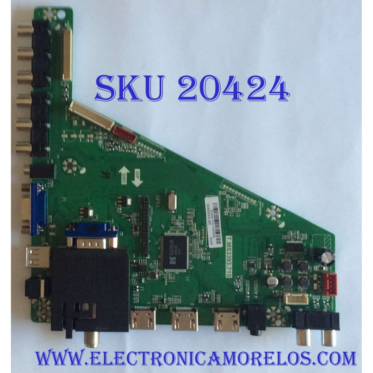 MAIN  SCEPTRE / 142123332022 / T.MS3393.715 / HV480WU2-300 / B14041743 / PANEL CN48HA820 / MODELO E485BV / E485BV-FMQR8BK