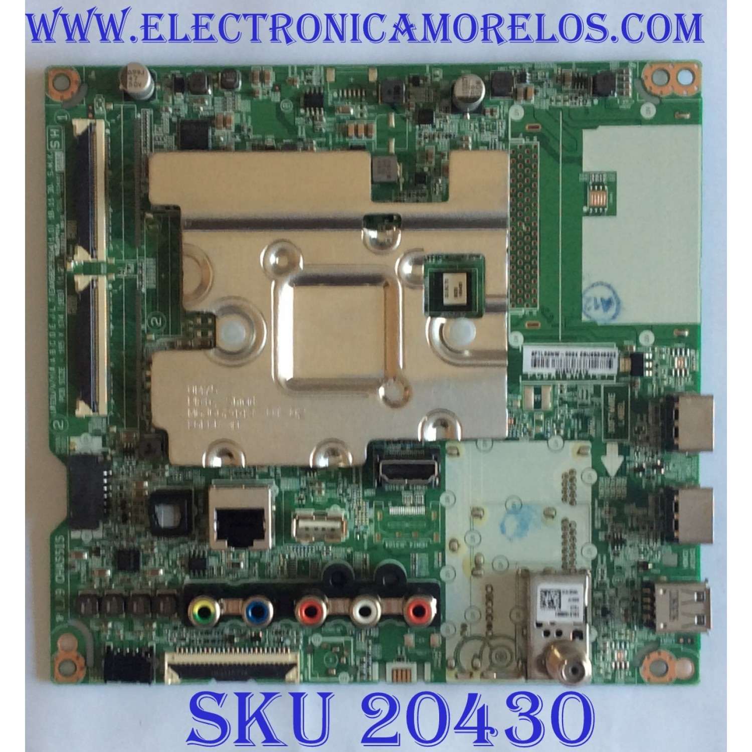 MAIN LG / EBU65348202 / EAX68253604(1.0) / PANEL NC430DQG AAHX1 / DISPLAY LC430DQJ(SL)(A1) / MODELO 43UM7300PUA BUSYLJM