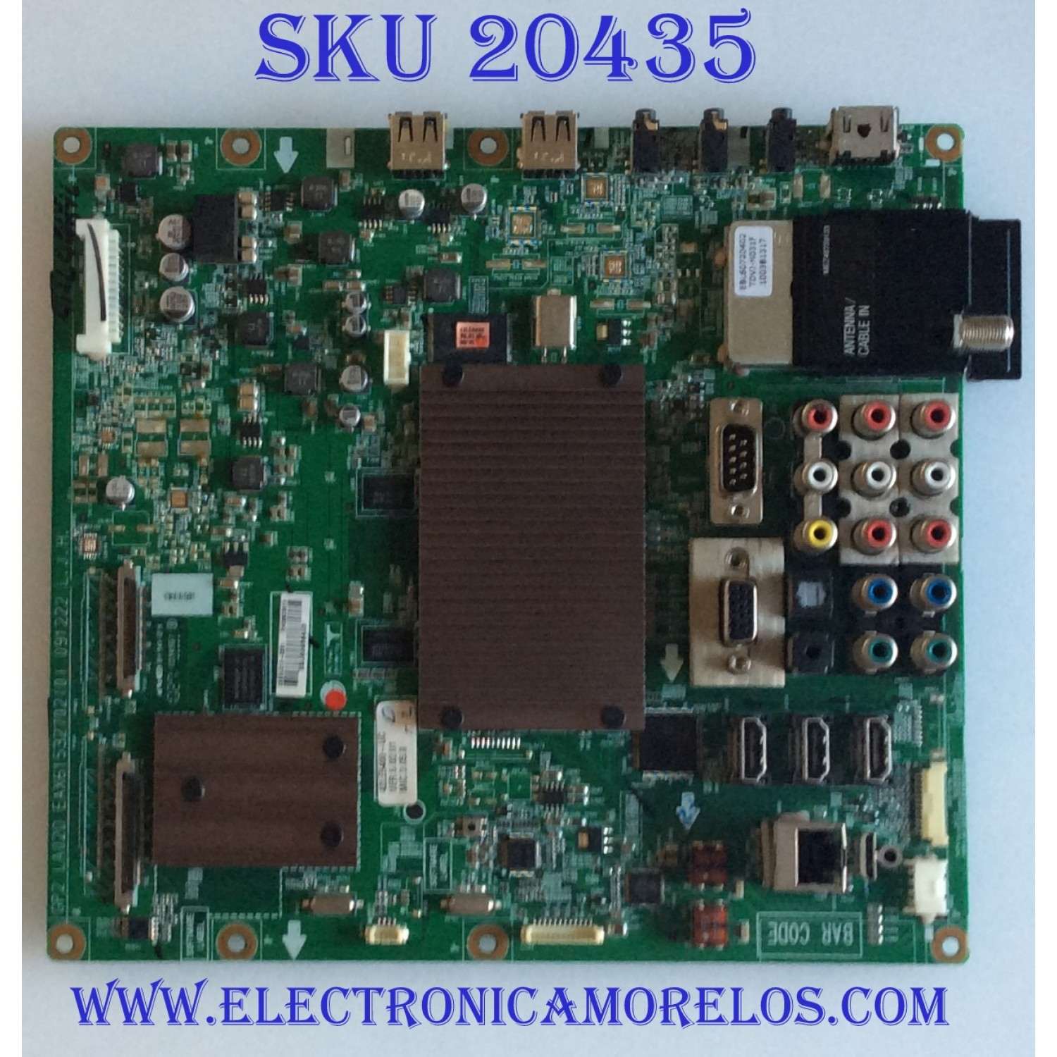 MAIN LG / EBU60935403 / EAX61532702(0) / EBT61155902 / PARTES SUSTITUTAS CRB30919301 / PANEL'S T420HW07 V.1 XXXXG / T420HW01 V.1 / MODELOS 42LE5400-UC.AUSDLUR / 42LE5400-UC AUSDLHR