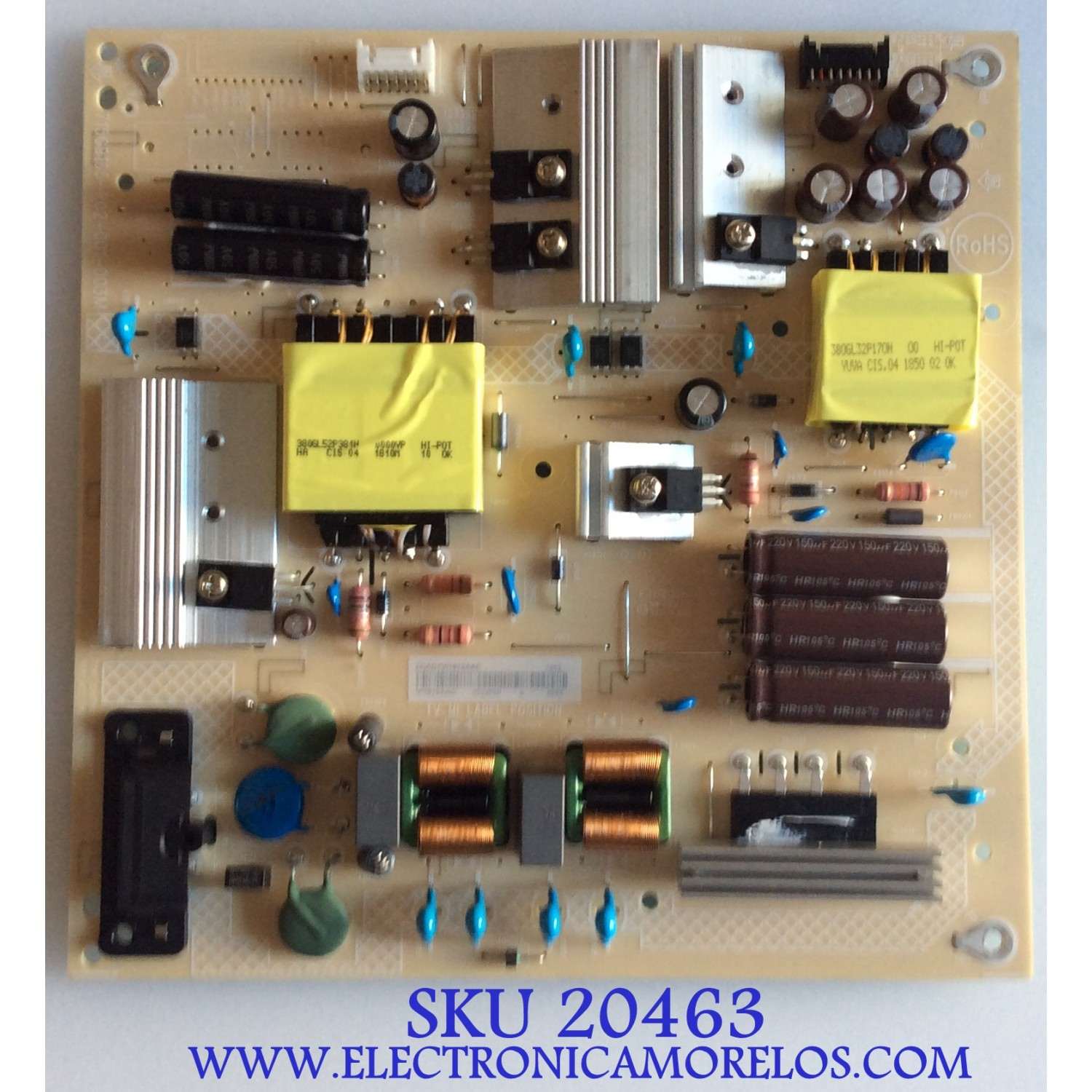 FUENTE DE PODER VIZIO / ADTVI1812AAC / 715G9165-P02-001-003M / (X)ADTVI1812AAC / MODELO E43-F1