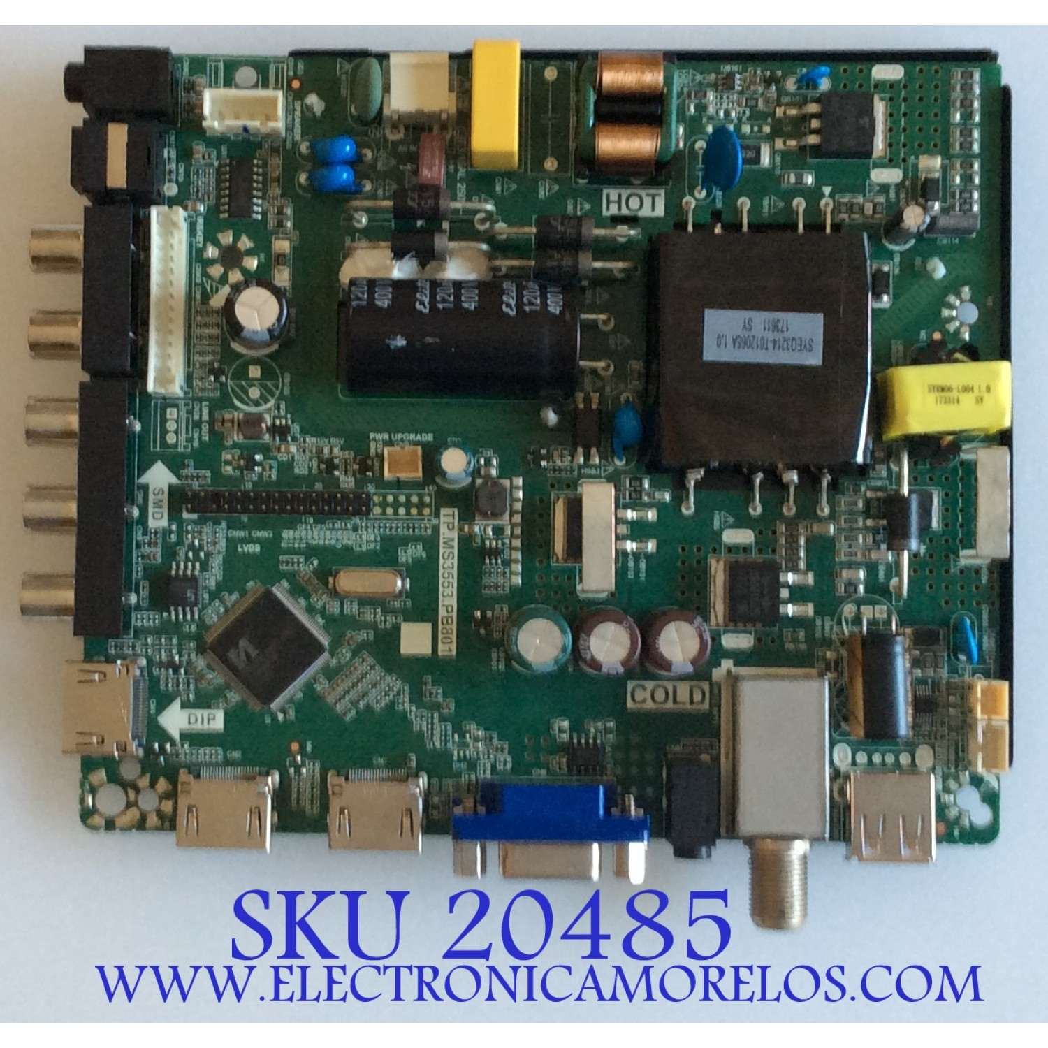 MAIN PROSCAN / AE0011223 / TP.MS3553.PB801 / W17091130 / HV430FHB-N10 / PANEL JE400D3HE1N / MODELO PLDED4016A-H A1709