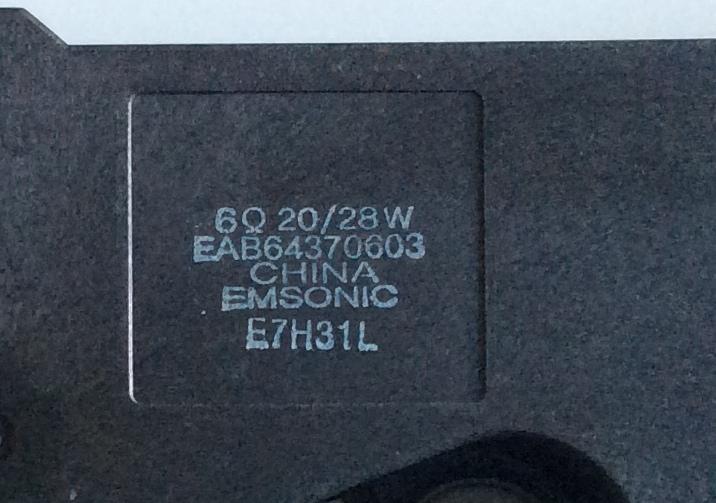 BOCINAS PARA TV LG / MGJ639816 / EAB64370604 / EAB64370603 / PANEL LC650AQD-EKA4 / MODELO OLED65B7P-U BUSYLJR - Imagen 3