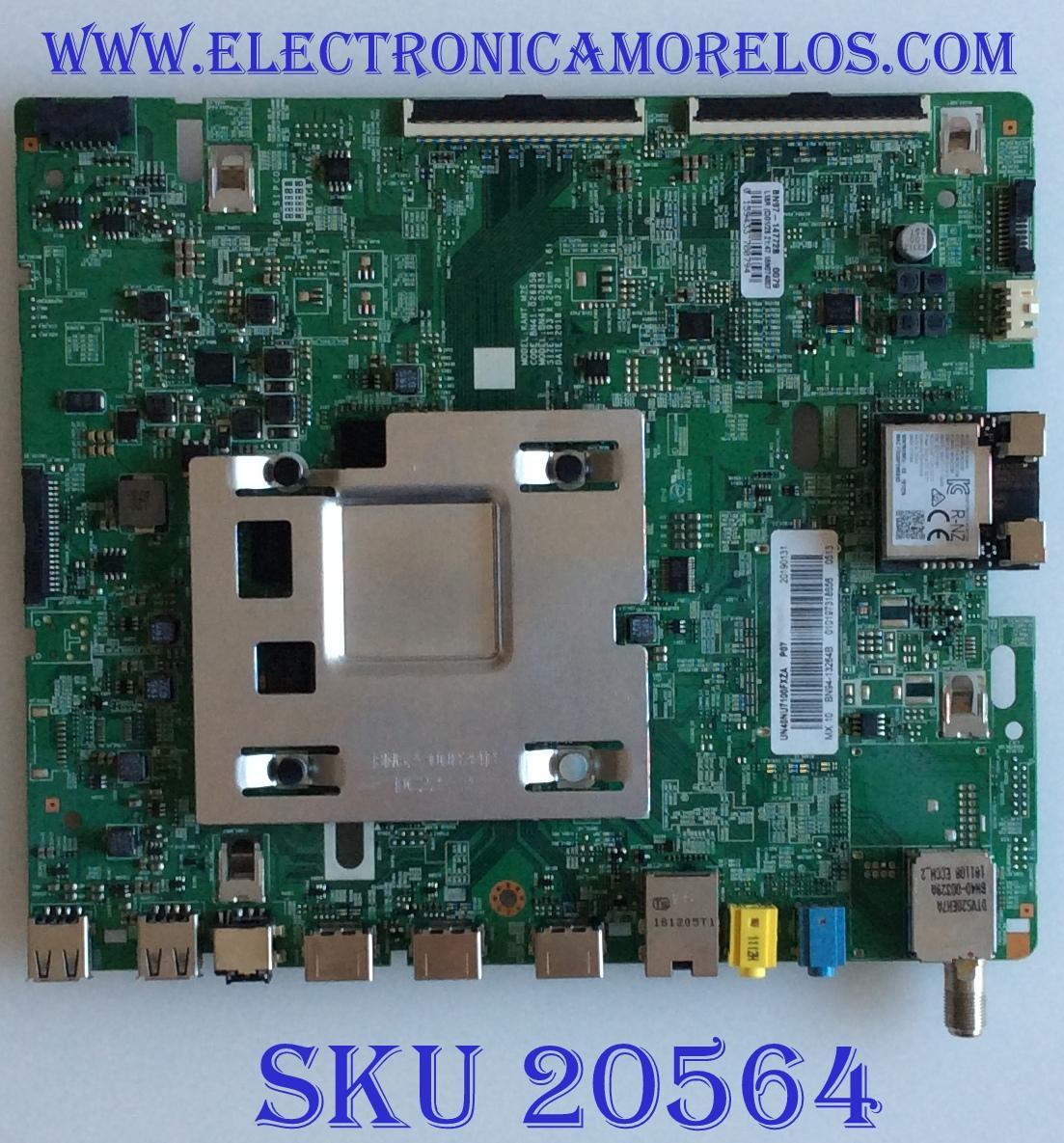 MAIN PARA TV SAMSUNG / NUMERO DE PARTE BN94-13264B / BN41-02635B / BN97-14772B / BN9413264B / PANEL CY-NN040HGLV2H / DISPLAY LSF400FN05-L05 / BN96-39233A / BN9639233A / MODELOS UN40NU7100FXZA FB04 / UN40NU7100FXZA FB04 / UN40NU7100FXZC / UN40NU7200FXZA