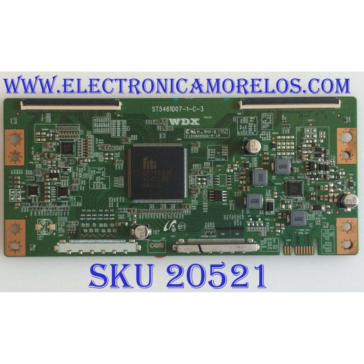 T-CON SEIKI / ELEMENT / 6S280MG0U011 / ST5461D07-1-C-3 / WDX / 568646D / PANEL MD5548YTSU / MODELOS SC-55UK700N / E4SFT5517 H8HXM