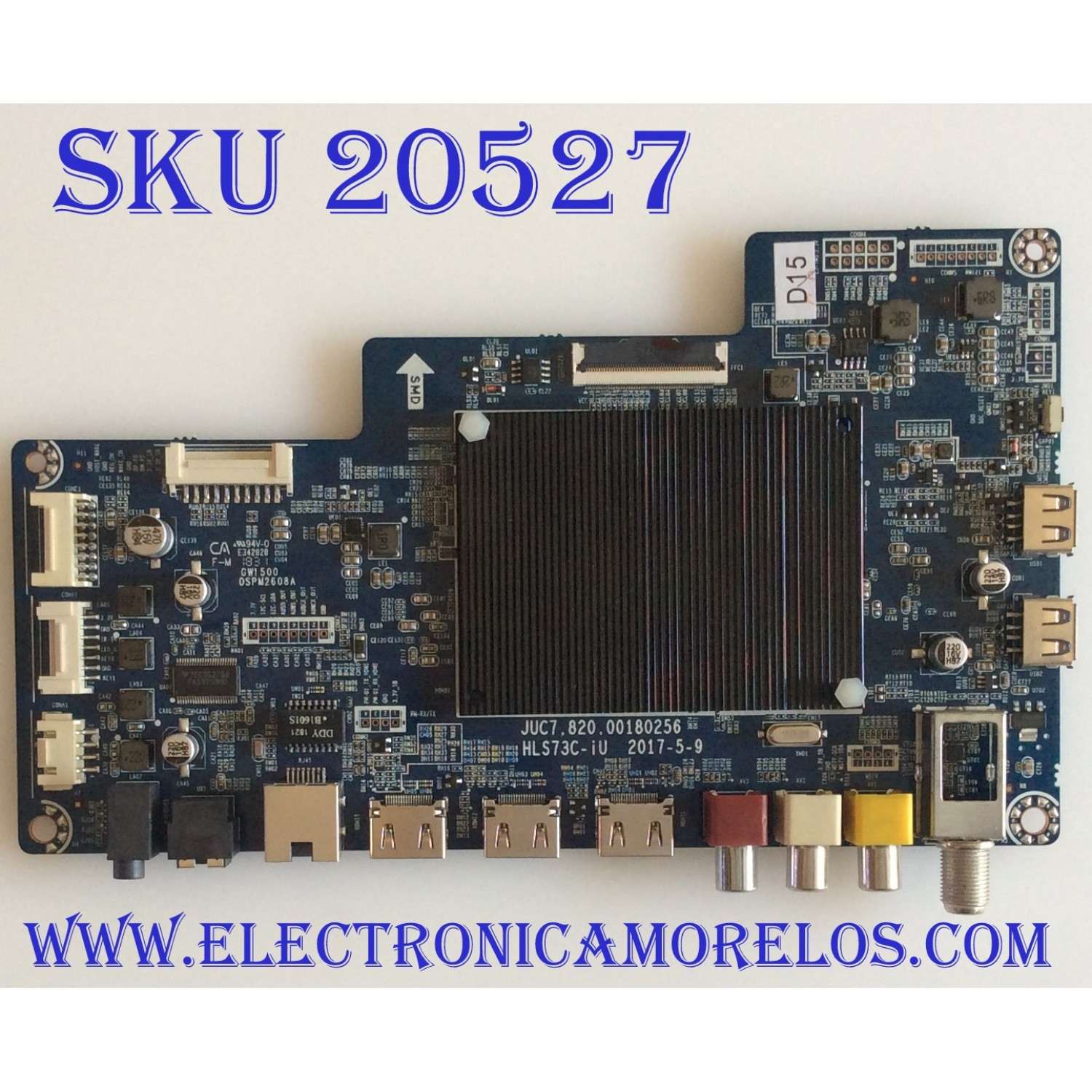 MAIN RCA / RTRU5027-US / JUC7.820.00180256 / HLS73C-IU / 999H8MKM / PANEL C500U18-E5S-P / MODELO RTRU5027-US