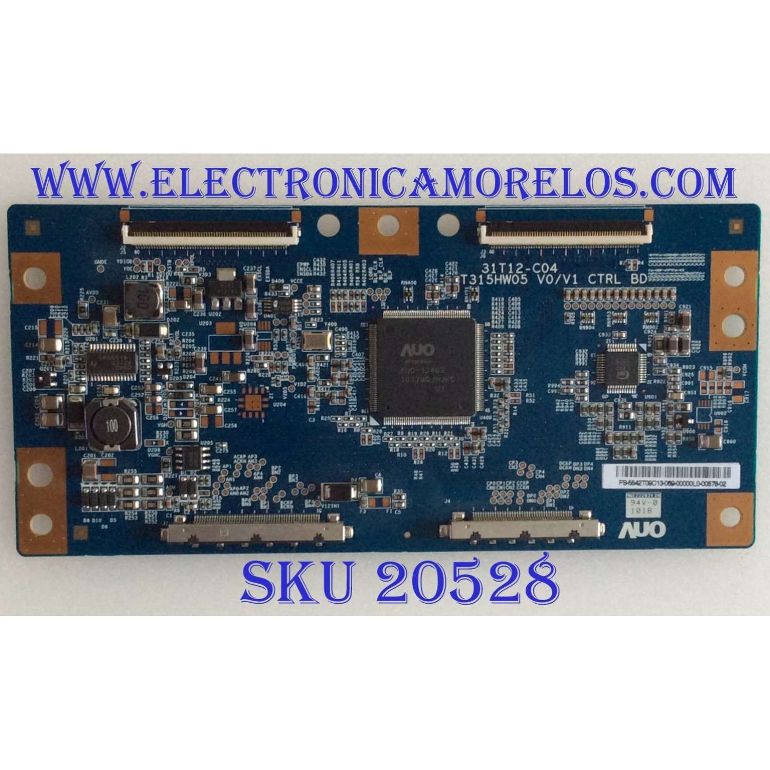 T-CON LG / 55.42T09.C13 / T315HW05 / 31T12-C04 / PANEL T420HW07 V.1 / MODELO 42LE5400-UC