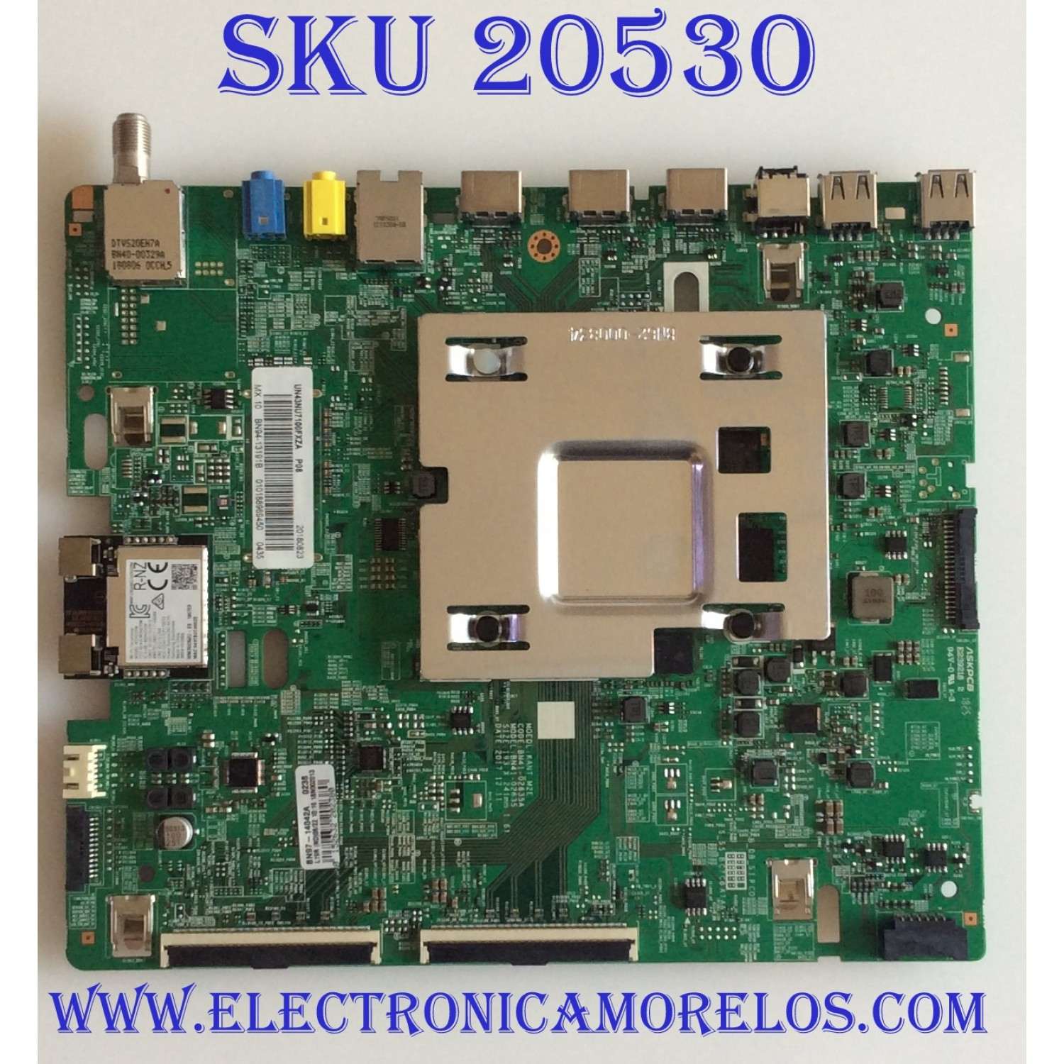 MAIN SAMSUNG / BN94-13191B / BN41-02635A / BN97-14042A / PARTES SUSTITUTAS BN94-13266B / PANEL CY-NN043HGNV1H / MODELOS UN43NU7100FXZA DB04 / UN43NU7100FXZA DA02