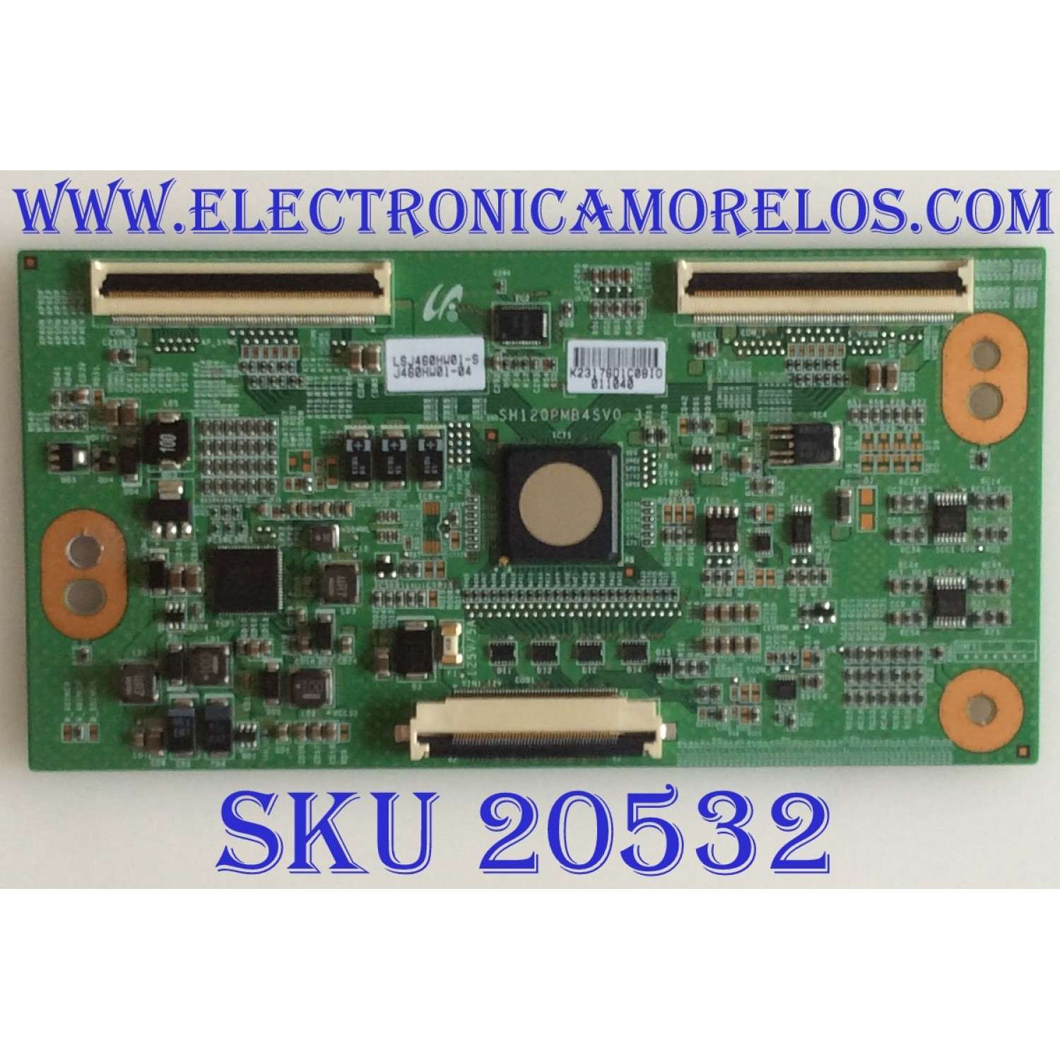 T-CON SAMSUNG / LJ94-23176D / SH120PMB4SV0.3 / LSJ460HW01-S / J460HW01-04 / PANEL LTJ460HW01-B / MODELO UN46D6400UFXZA H302
