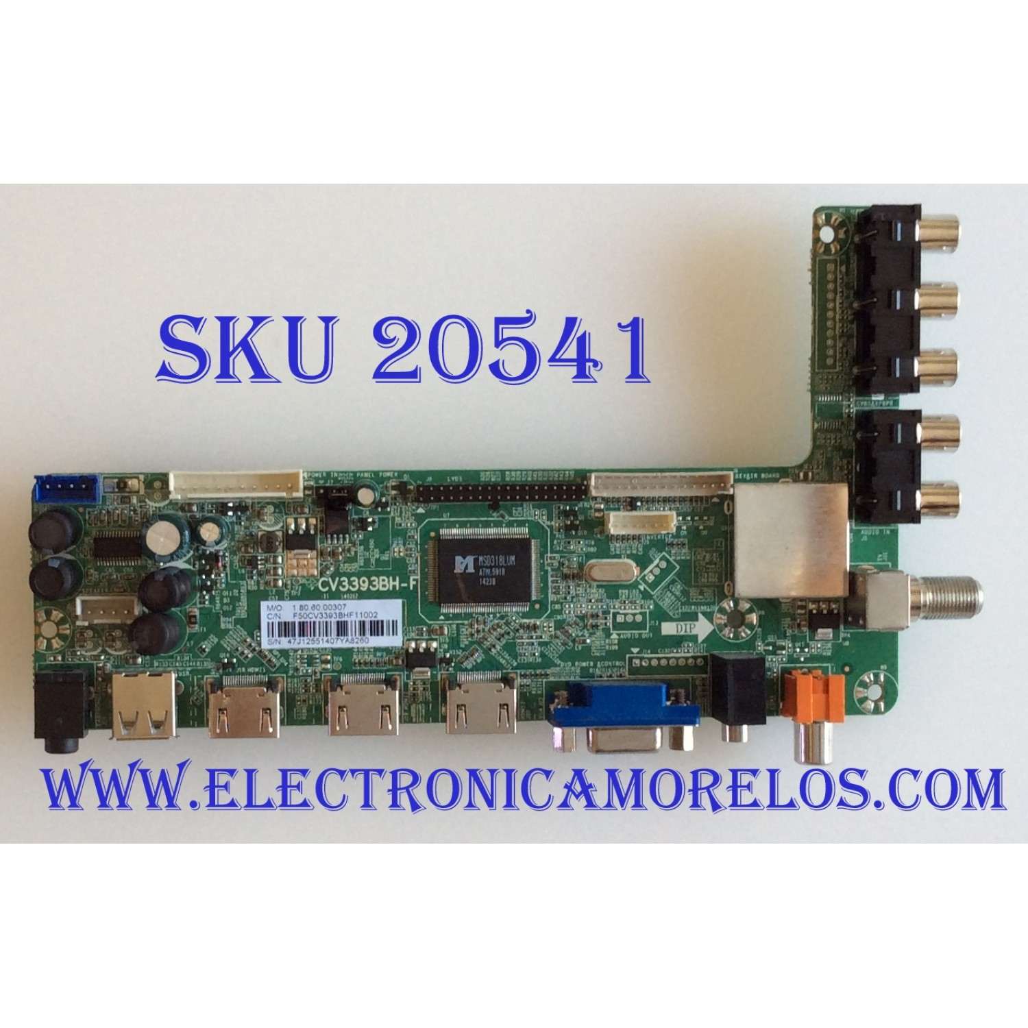 MAIN WESTINGHOUSE / DWM50F3G1 TW-77521-A050D  / CV3393BH-F / 1.80.60.00307 / F50CV3393BHF11002 / PANEL T500HVN04.1 / MODELOS DWM50F3G1 TW-77521-A050D / DWM50F3G1 TW-77521-C050D / DWM50F3G1 TW-77651-A050I / DWM50F3G1 TW-77582-A050F
