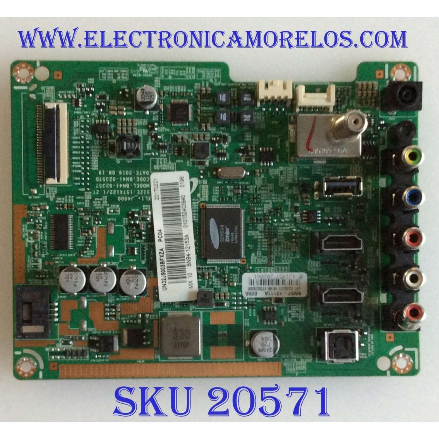 MAIN / SAMSUNG BN94-12153A / BN41-02357D / BN97-13111A / PANEL CY-JJ032BGLV7H / MODELO UN32J5003 / UN32J5003BFXZA FA01