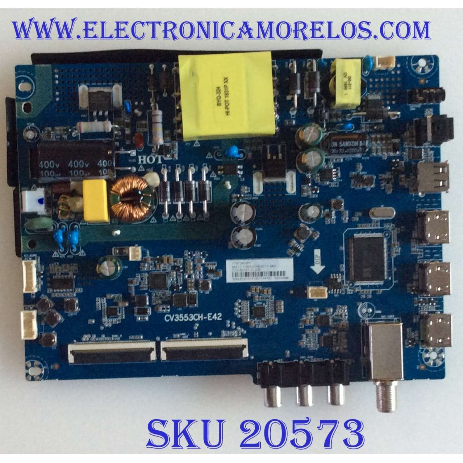 MAIN FUENTE (COMBO) INSIGNIA / NS-43D420NA18 / CV3553CH-E42 / 1707241957 / 60101-01208 / PANEL BOEI430WU1_H / MODELO NS-43D420NA18