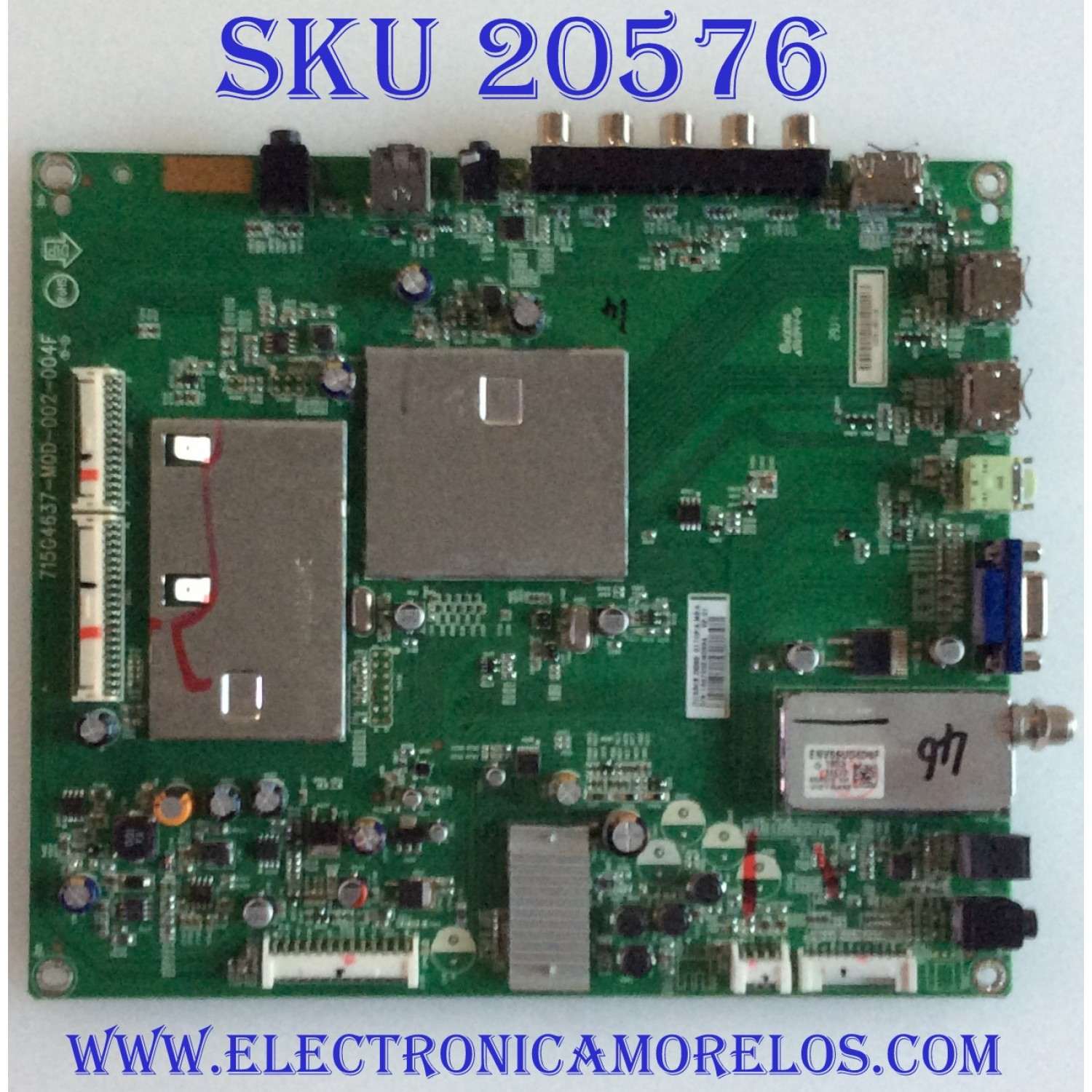 MAIN INSIGNIA / TXBCBZK066 / 715G4637-M0D-002-004F / 1897902M0894 / PANEL T460HW08 V.5 XXXXG / MODELO NS-46E790A12