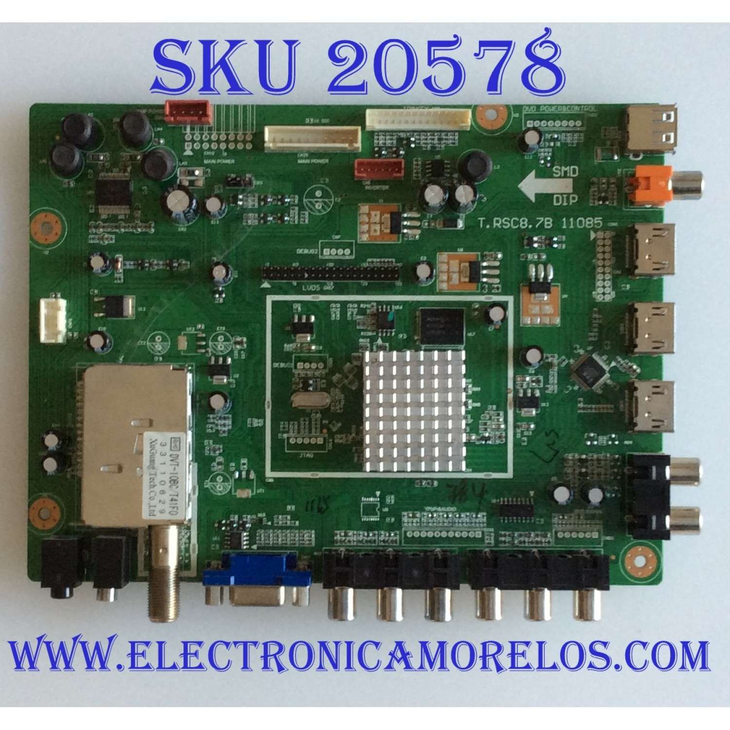 MAIN SCEPTRE / 1B1F1135 V.1 / T.RSC8.7B 11085 / V315B5-L12 / PANEL LTA320AP05-C02 / MODELO X322BV-HD