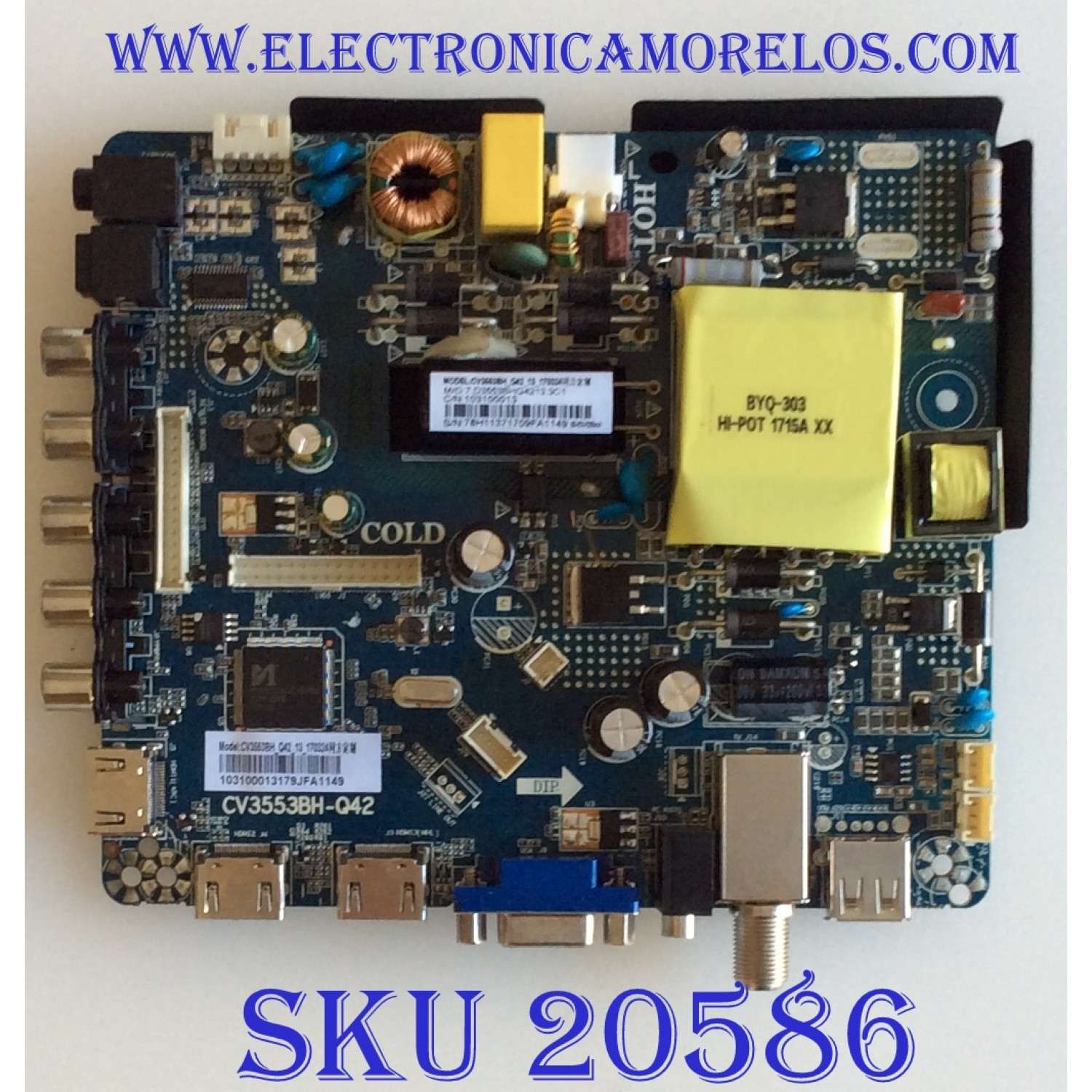 MAIN / FUENTE (COMBO) / ELEMENT E17120-15-SY / CV3553BH-Q42 / 78H1137 / 103100013 / 7.D3553BHQ4213.3C1 / CV3553BH_Q42_13_170324 / CV3553BH_Q42_Spec_ELEMENT_E17120_4_SY / MODELO ELEFW4017BF H7FZMM