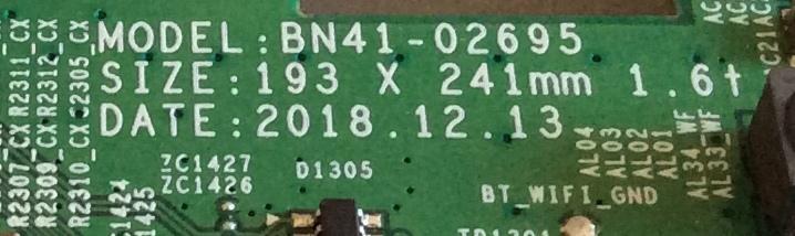 MAIN SAMSUNG / BN94-14119G / BN41-02695A / BN97-15629B / PANEL CY-RR043HGEV1H / MODELO QN43Q60RAFXZA BA01 - Imagen 4