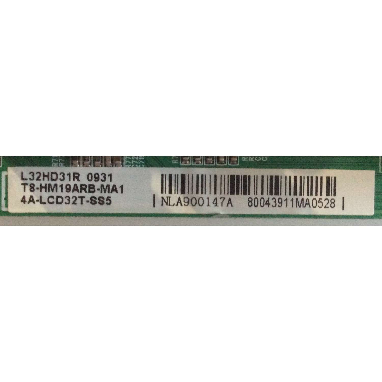 MAIN RCA / 276169 / T8-HM19ARB-MA1 / 4A-LCD32T-SS5 / 40-00C5US-MAD4XG / PANEL LTA320AP02 / MODELOS L32HD31R / L32HD321R / L32HD41 - Imagen 4