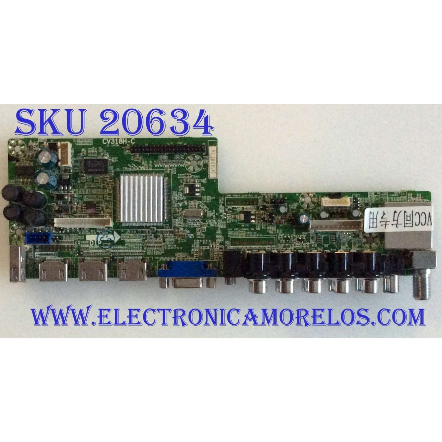 MAIN ELEMENT / 2CH2017A / CV318H-C / RX-121225 / PANEL T400D3-HA24-00X / MODELO ELDFT406