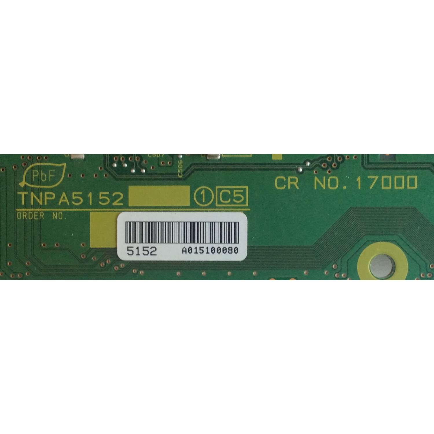 BUFFER PANASONIC / TNPA5152 / CR NO. 17000 / PANEL MC127T19P13 / MODELO TC-P50VT25 - Imagen 2