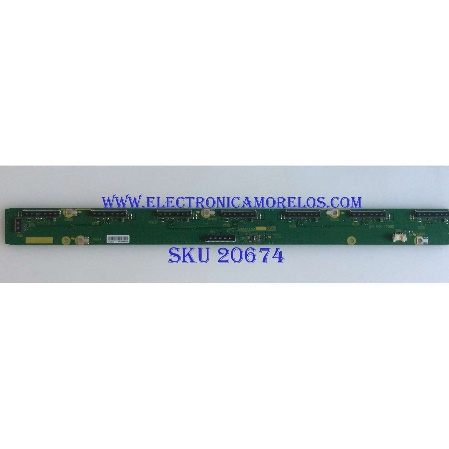 BUFFER PANASONIC / TNPA5053 / CR NO.17000 C5 / PANEL MC127T19P13 / MODELO TC-P50VT25