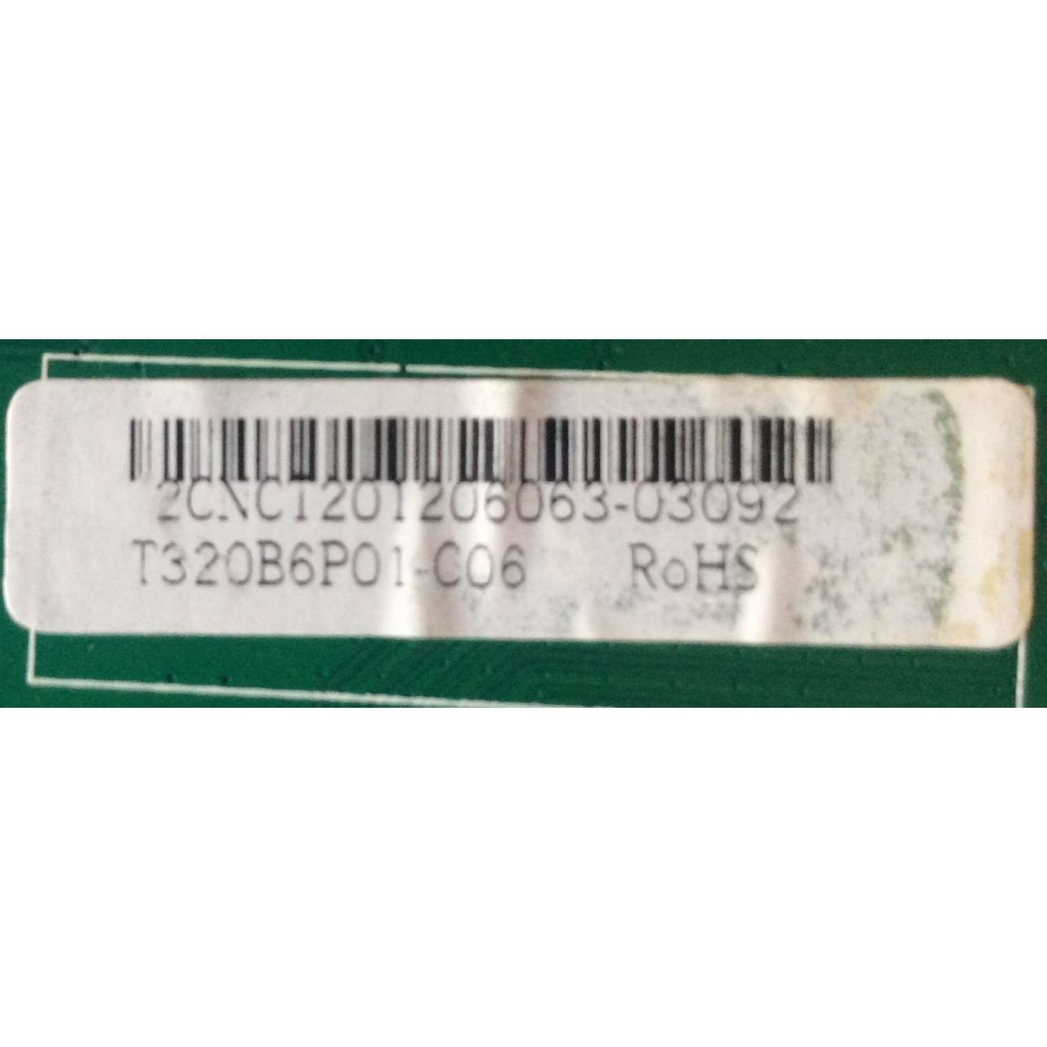 MAIN PROSCAN / 2CNT20I206063 / CV318H-X / T320B6P01-C06 / PANEL T320B6-P01-C06 VER.C2 / MODELO PLCDV3213A - Imagen 2