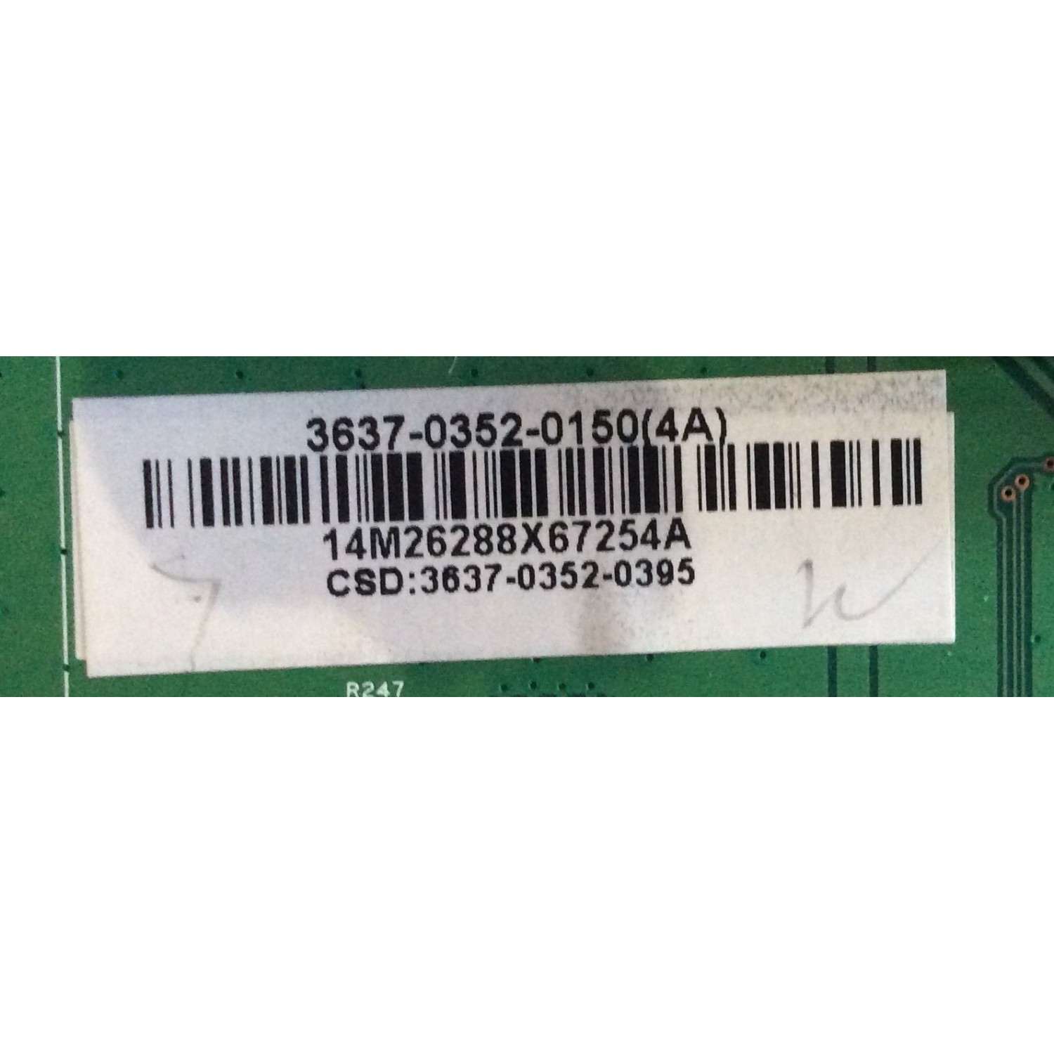 MAIN VIZIO / 3637-0352-0150 / 0171-2272-2634 / 3637-0352-0395 / PANEL LC370WXN-(SA)(B1) / LC370WUN (SA)(B1) / MODELO VO37LFHDTV10A - Imagen 2