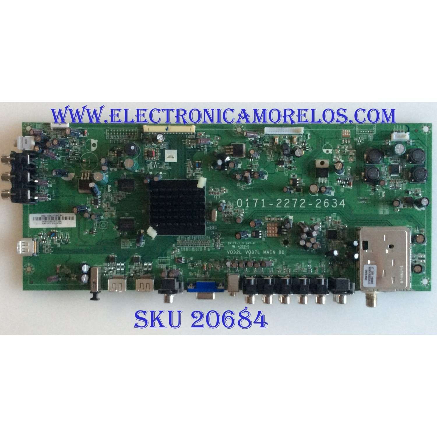 MAIN VIZIO / 3637-0352-0150 / 0171-2272-2634 / 3637-0352-0395 / PANEL LC370WXN-(SA)(B1) / LC370WUN (SA)(B1) / MODELO VO37LFHDTV10A