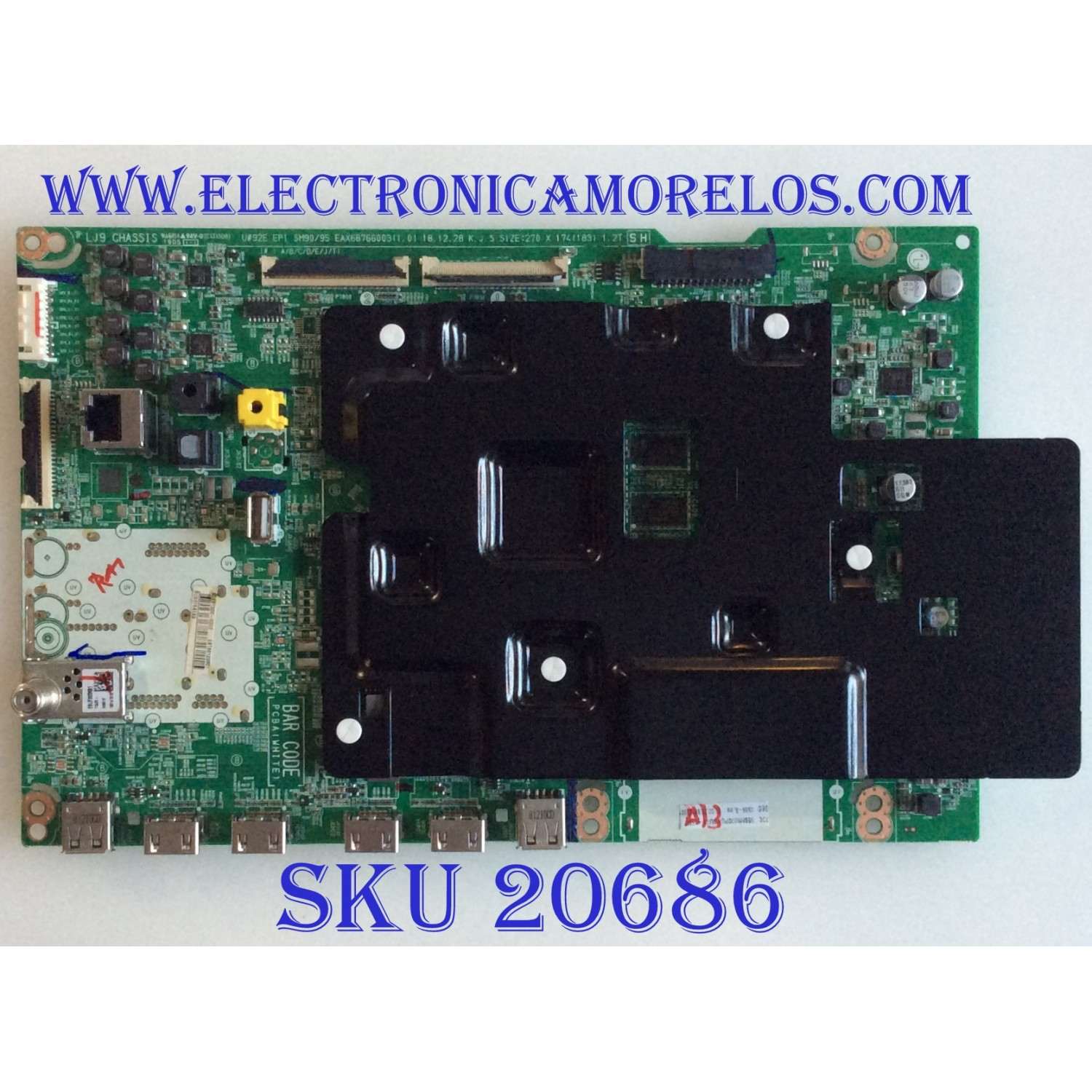 MAIN LG  / EBT66120801 / EAX68766003(1.0) / EBT000-000E / PANEL HC550DQB-SLUA5-214X / MODELO 55SM9000PUA BUSYLJR