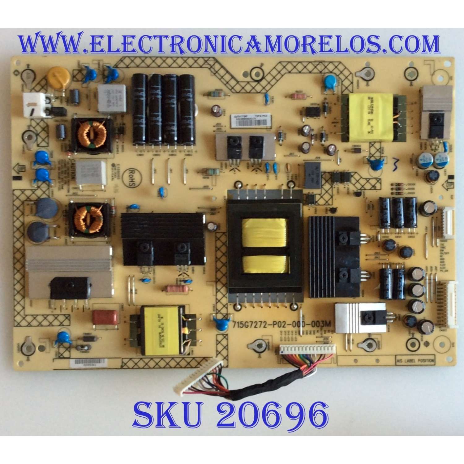 FUENTE DE PODER / PHILIPS F2417QA5 / 715G7272-P02-000-003M / (Q)F2417QA5 / E168066 / PANEL TPT550J1-DUYSHA.G REV:S1B / MODELOS BDL5530QL / BDL5530QL/00 / SL5551 / CDE5502