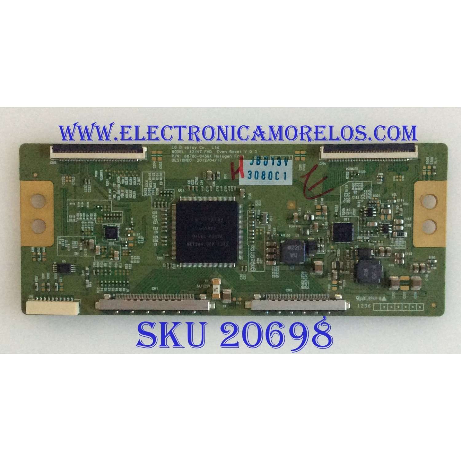 T-CON LG /6871L-3080C / 6870C-0436A / PANEL LD470EUP(SE)(B1) / MODELOS 47WS50BS-BL.AUSJLH / 47WS50MS-B