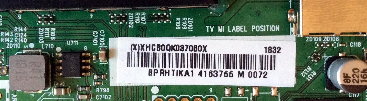 MAIN VIZIO / 756TXHCB0QK037 / 715G9182-M01-B00-005K / (X)XHCB0QK037060X / BPRHTIKA1 / PANEL TPT750U1-QVR01.U REV:S202B / MODELO E75-F1 LTMWWWMU - Imagen 3